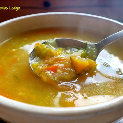 ペルー風雑穀入りスープ（Sopa de sémola）