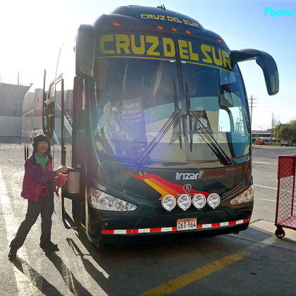 ArequipaからLimaまでの長距離バスの旅