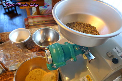 豆麹パウダー作り
