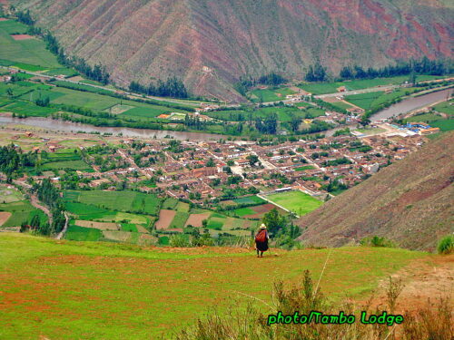インカの塩とアンデスの春の風景