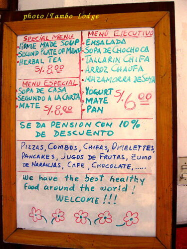 Arequipaのベジレストラン「Mandala」