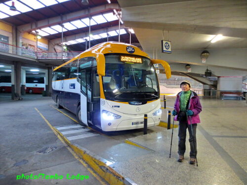 巡礼２８日目（Santiago de compostela ⇒ Fisterra）約86㎞ バスの旅