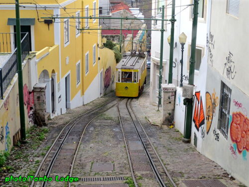 Lisboaのケーブルカーに乗る（３）ラーブラ線