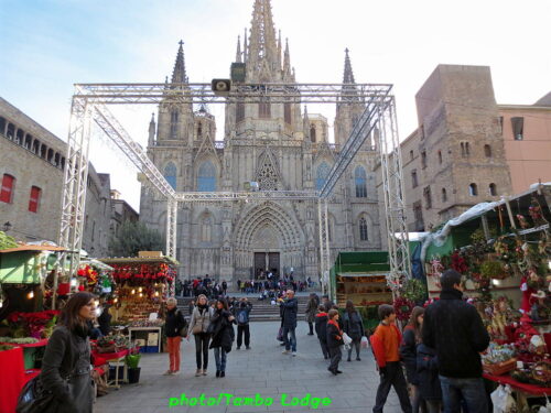 クリスマス飾りin Barcelona