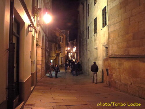Santiago de Compostelaの夜景