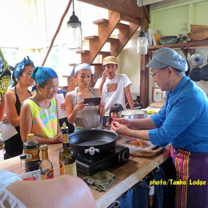 ハワイ島でアンデス・穀物菜食料理教室