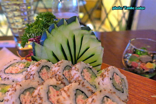 創作寿司のお店「Sushi Lunch」で夕食