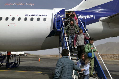 CuscoからArequipaへ飛行機で移動