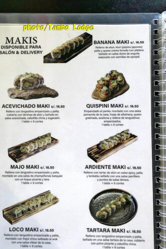 ニッケイ料理のフュージョン寿司「I-RO Sushi 」（１）