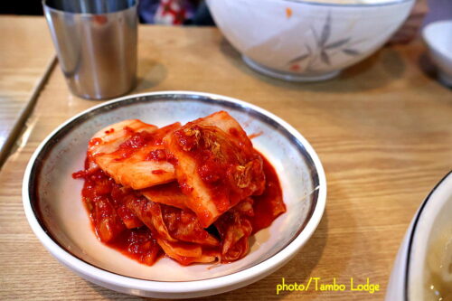 ソウルに戻り、夕食は麺類のお店へ