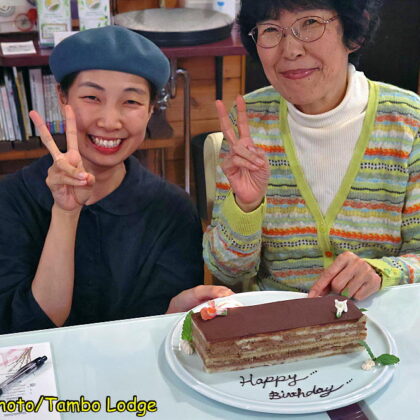 那須のヴィーガン・イタリアンのクオーレ・デルソルで１０月生まれの誕生日ディナーを食べる