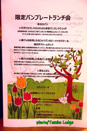 森の中のお野菜レストラン クオーレ デルソルの第３回限定パンプレートランチ会