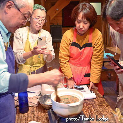 「森の扉」主催、チューニョの料理教室