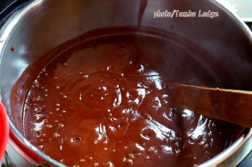 ２０２６年山栗とチョコレートのジャム作り