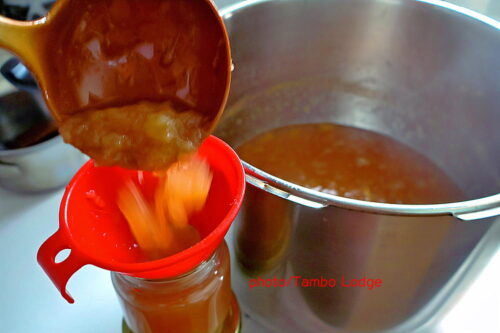 今年も作りました無農薬リンゴのジャム