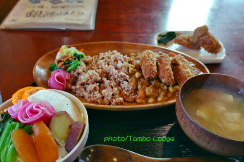 今年初、須賀川の「銀河のほとり」でランチをいただく