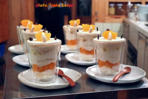 今度は「ミカンとバナナのヴェリーヌ」